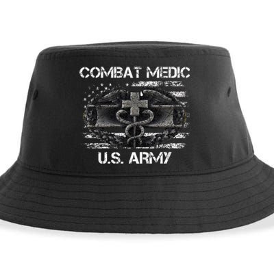 Army Combat Medic Veteran Gift For U.S A.R.M.Y. Sustainable Bucket Hat