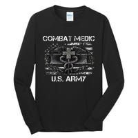 Army Combat Medic Veteran Gift For U.S A.R.M.Y. Tall Long Sleeve T-Shirt