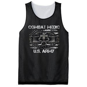 Army Combat Medic Veteran Gift For U.S A.R.M.Y. Mesh Reversible Basketball Jersey Tank