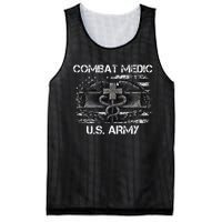 Army Combat Medic Veteran Gift For U.S A.R.M.Y. Mesh Reversible Basketball Jersey Tank