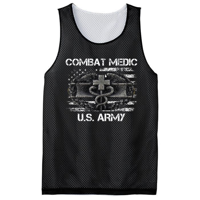 Army Combat Medic Veteran Gift For U.S A.R.M.Y. Mesh Reversible Basketball Jersey Tank