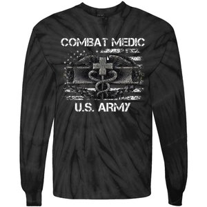 Army Combat Medic Veteran Gift For U.S A.R.M.Y. Tie-Dye Long Sleeve Shirt