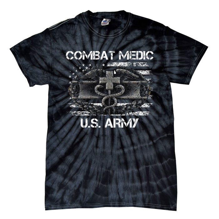 Army Combat Medic Veteran Gift For U.S A.R.M.Y. Tie-Dye T-Shirt