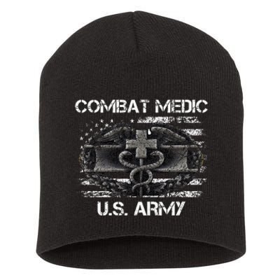 Army Combat Medic Veteran Gift For U.S A.R.M.Y. Short Acrylic Beanie