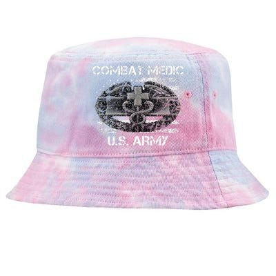 Army Combat Medic Veteran Gift For U.S A.R.M.Y. Tie-Dyed Bucket Hat