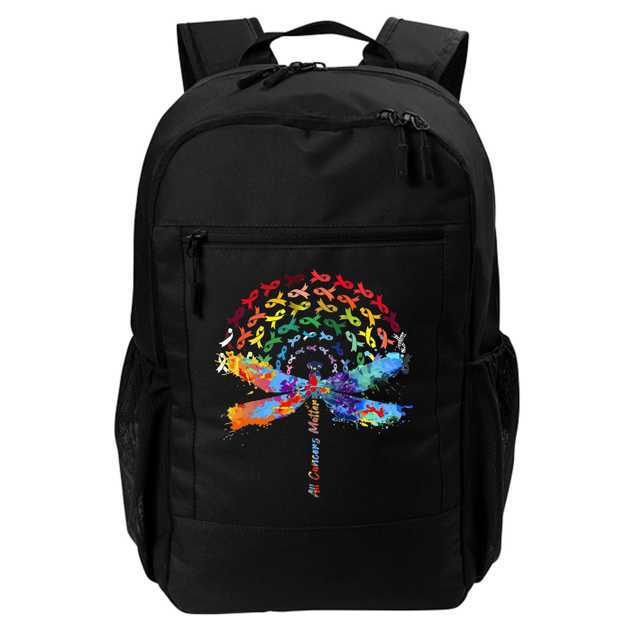 All Cancer Matters Awareness Day Ribbon Quote Backpack