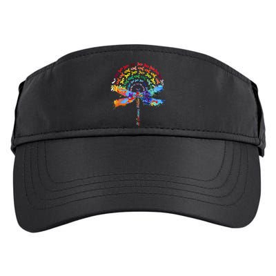All Cancer Matters Awareness Day Ribbon Quote Adult Drive Performance Visor