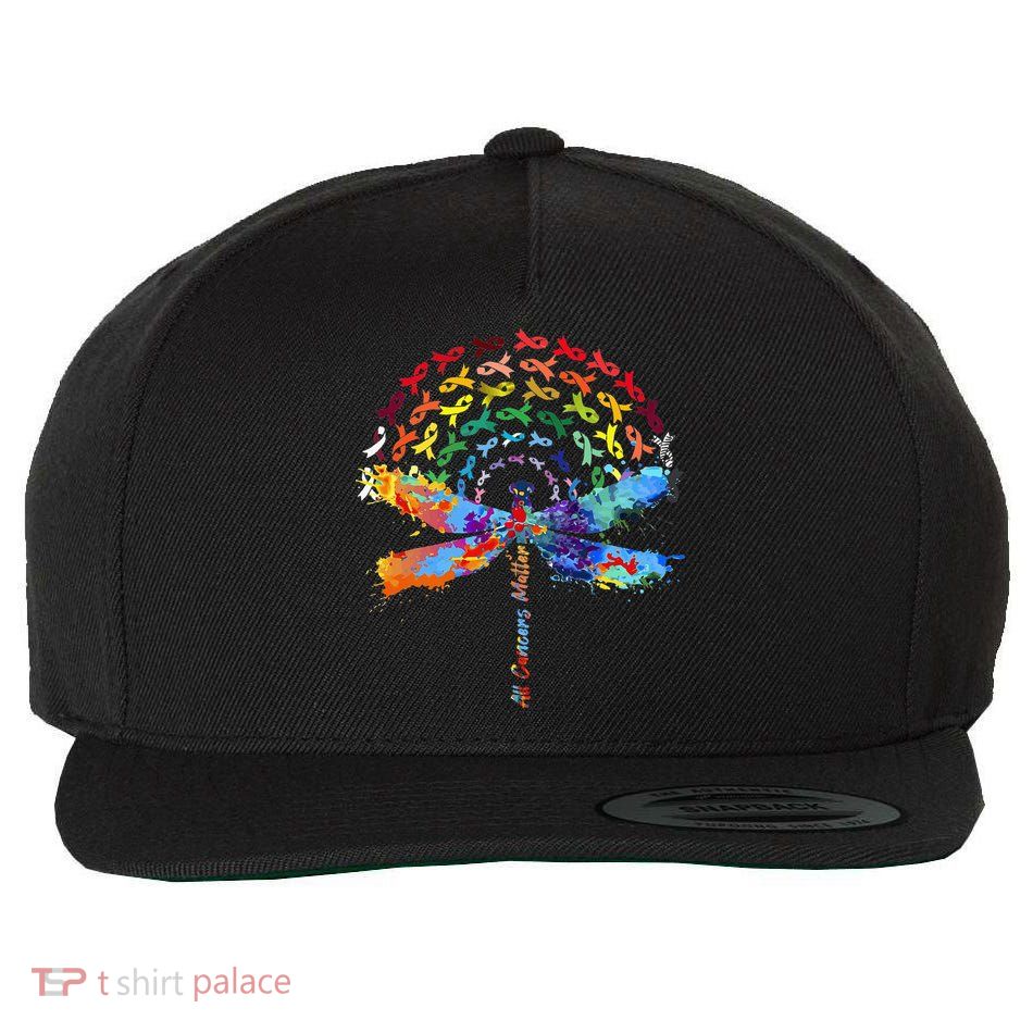 All Cancer Matters Awareness Day Ribbon Quote Wool Snapback Cap