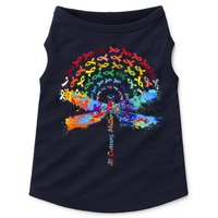 All Cancer Matters Awareness Day Ribbon Quote Doggie Tank