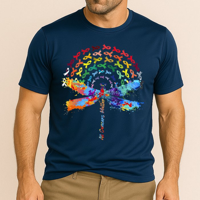 All Cancer Matters Awareness Day Ribbon Quote Performance Shirt