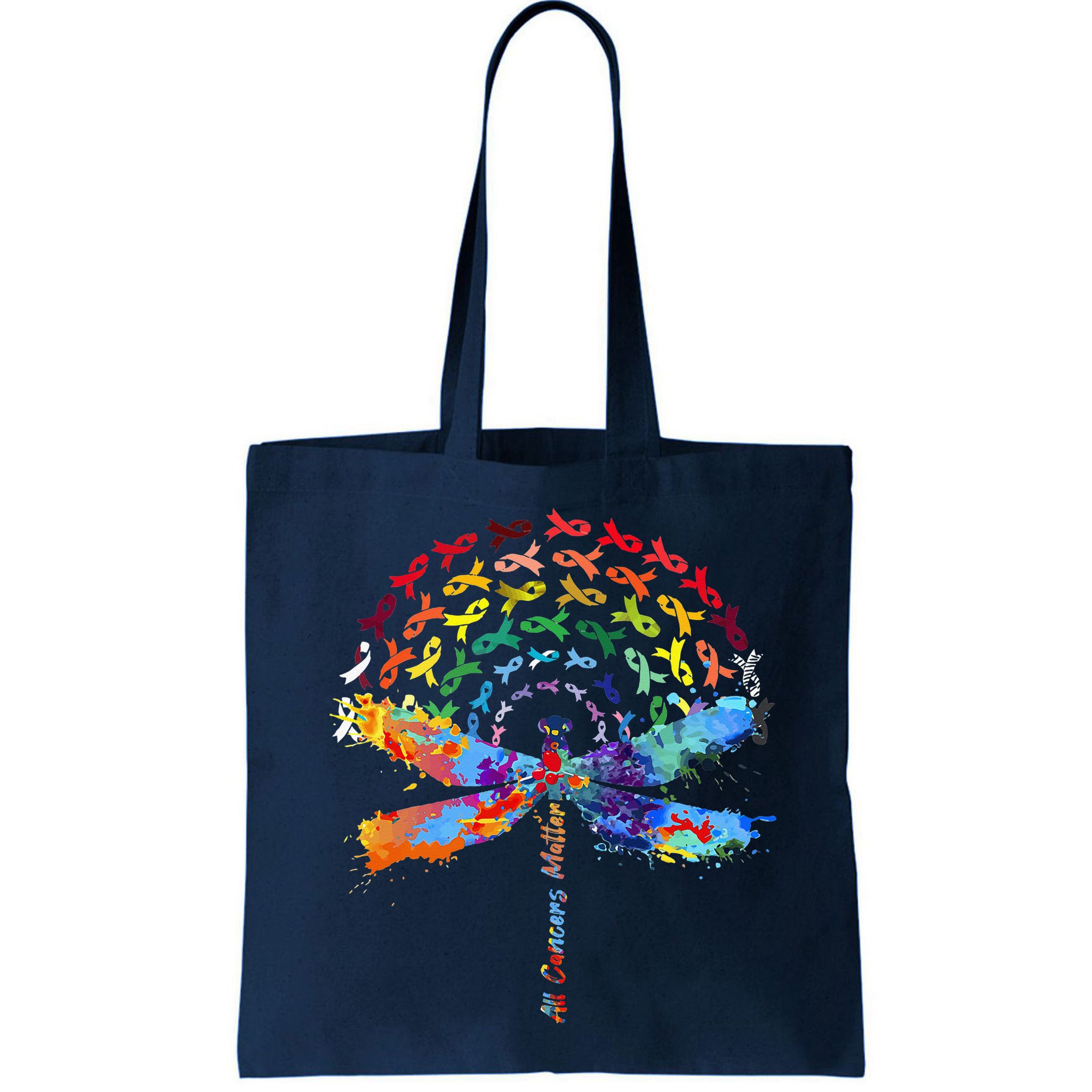 All Cancer Matters Awareness Day Ribbon Quote Bag