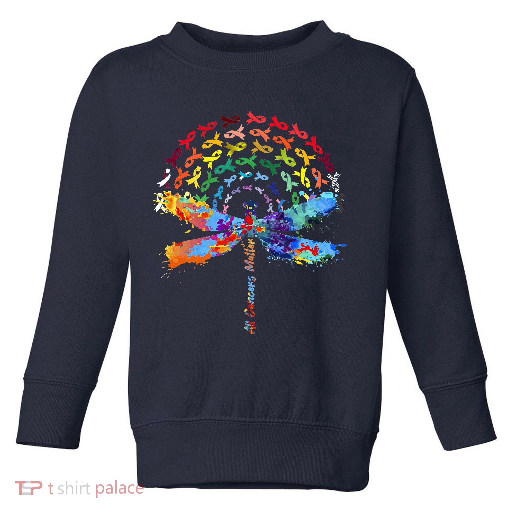 All Cancer Matters Awareness Day Ribbon Quote Toddler Sweatshirt