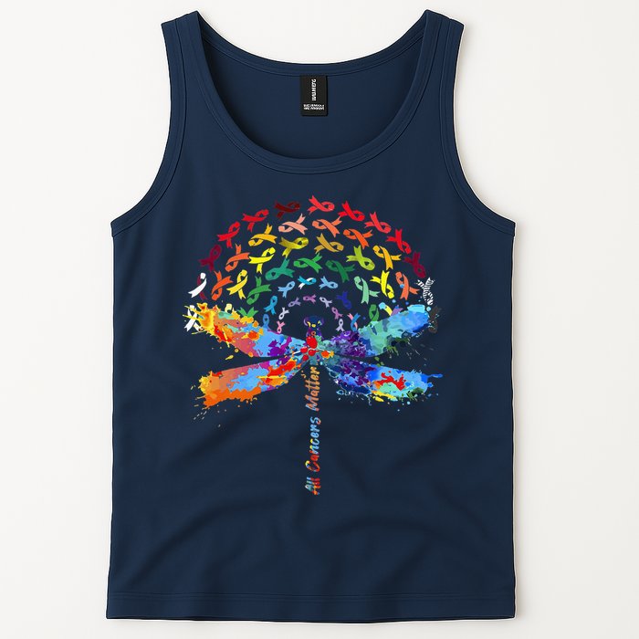 All Cancer Matters Awareness Day Ribbon Quote Tank Top
