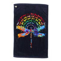 All Cancer Matters Awareness Day Ribbon Quote Golf Towel