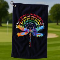 All Cancer Matters Awareness Day Ribbon Quote Golf Towel