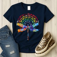 All Cancer Matters Awareness Day Ribbon Quote Womens T-Shirt