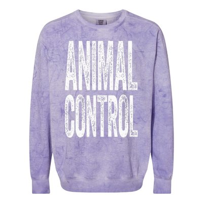 Animal Control  Matching Costume Colorblast Crewneck Sweatshirt