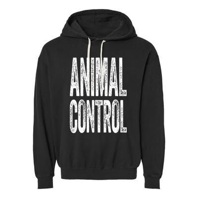 Animal Control  Matching Costume Garment-Dyed Fleece Hoodie