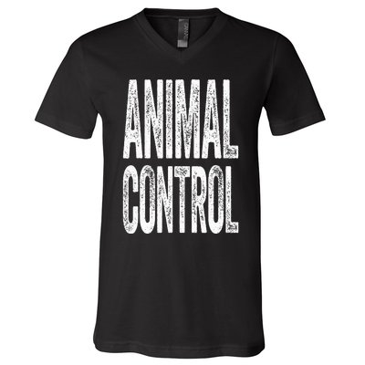 Animal Control  Matching Costume V-Neck T-Shirt