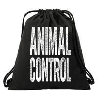Animal Control  Matching Costume Drawstring Bag