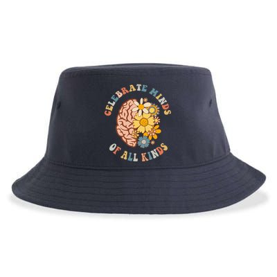 Autism Celebrate Minds Of All Kinds Neurodiversity Sustainable Bucket Hat