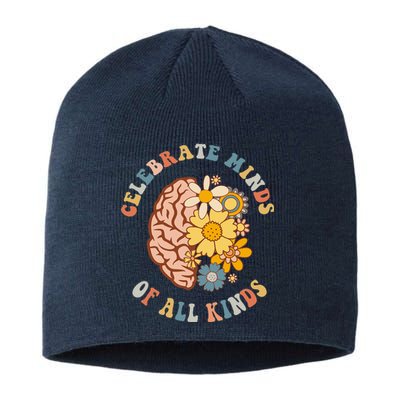 Autism Celebrate Minds Of All Kinds Neurodiversity Sustainable Beanie