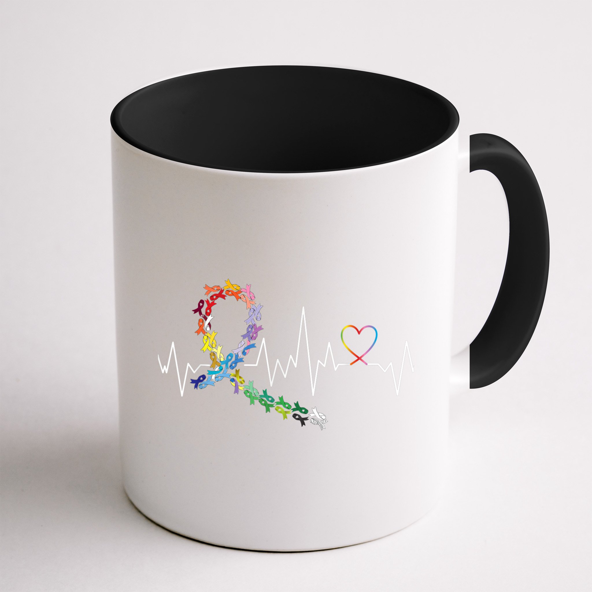 All Cancer Matters Awareness Day Heartbeat Mug