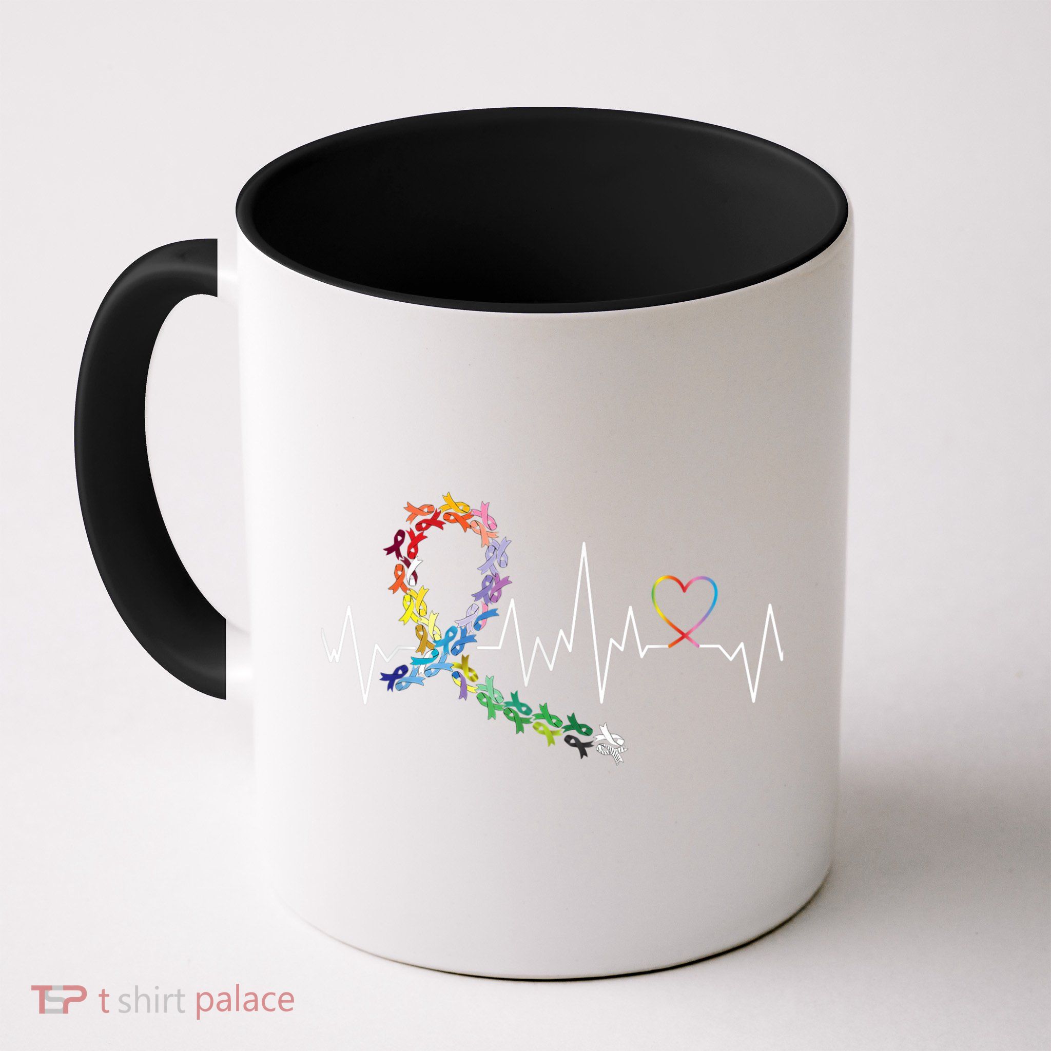 All Cancer Matters Awareness Day Heartbeat Mug