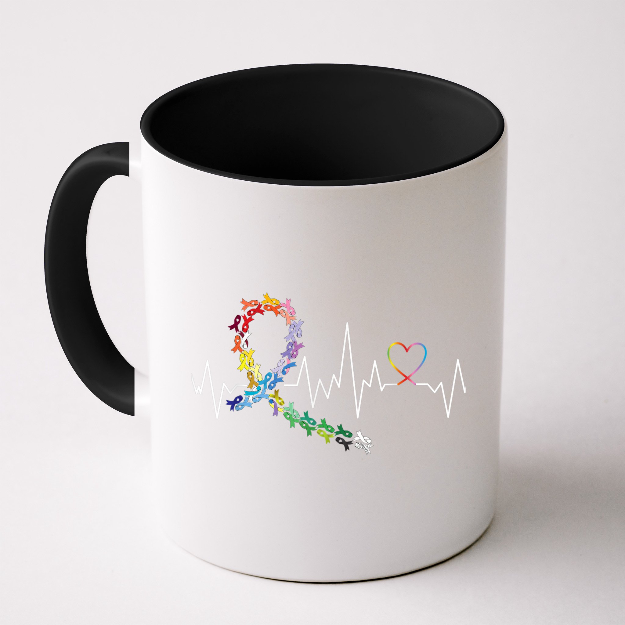 All Cancer Matters Awareness Day Heartbeat Mug