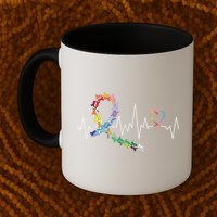 All Cancer Matters Awareness Day Heartbeat Mug