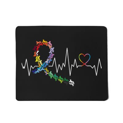 All Cancer Matters Awareness Day Heartbeat Mousepad