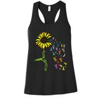 All Cancer Matters Awareness Day Ribbon Women's Racerback Tank