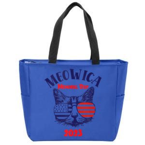 America Cat Memorial Day Design Gift Zip Tote Bag