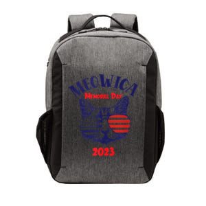 America Cat Memorial Day Design Gift Vector Backpack