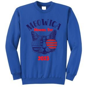 America Cat Memorial Day Design Gift Sweatshirt