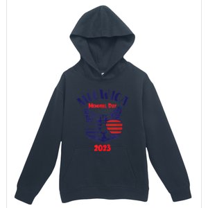 America Cat Memorial Day Design Gift Urban Pullover Hoodie