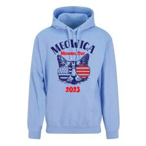 America Cat Memorial Day Design Gift Unisex Surf Hoodie