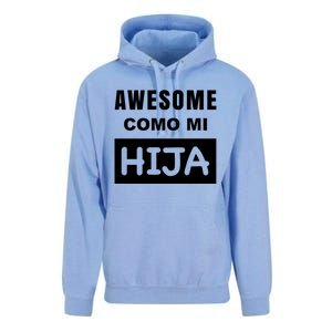 Awesome Como Mi Hija Spanish Speaking Dad Unisex Surf Hoodie