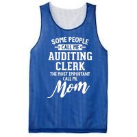 Auditing Clerk Mom Design Gift Call Me Mom! Gift Mesh Reversible Basketball Jersey Tank