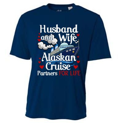 Alaskan Cruise Matching Cruising Husband Wife Couples Alaska Cooling Performance Crew T-Shirt