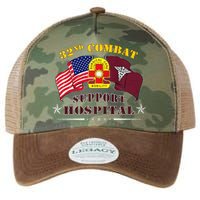 Army Combat Medic 32nd Combat Support Hospital Veteran Legacy Tie Dye Trucker Hat