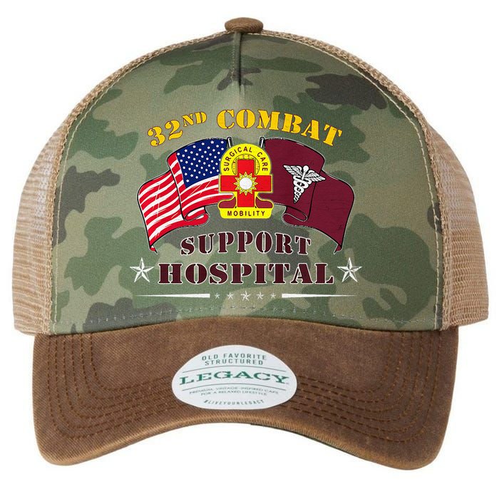 Army Combat Medic 32nd Combat Support Hospital Veteran Legacy Tie Dye Trucker Hat