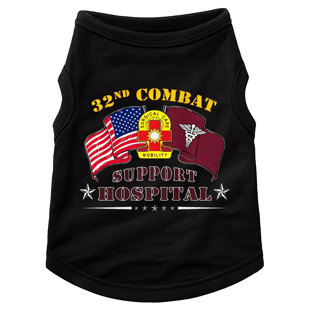 Army Combat Medic 32nd Combat Support Hospital Veteran Doggie Tank