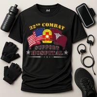 Army Combat Medic 32nd Combat Support Hospital Veteran Performance Shirt
