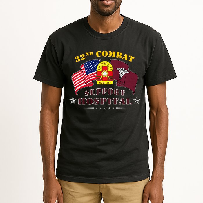 Army Combat Medic 32nd Combat Support Hospital Veteran Tall T-Shirt