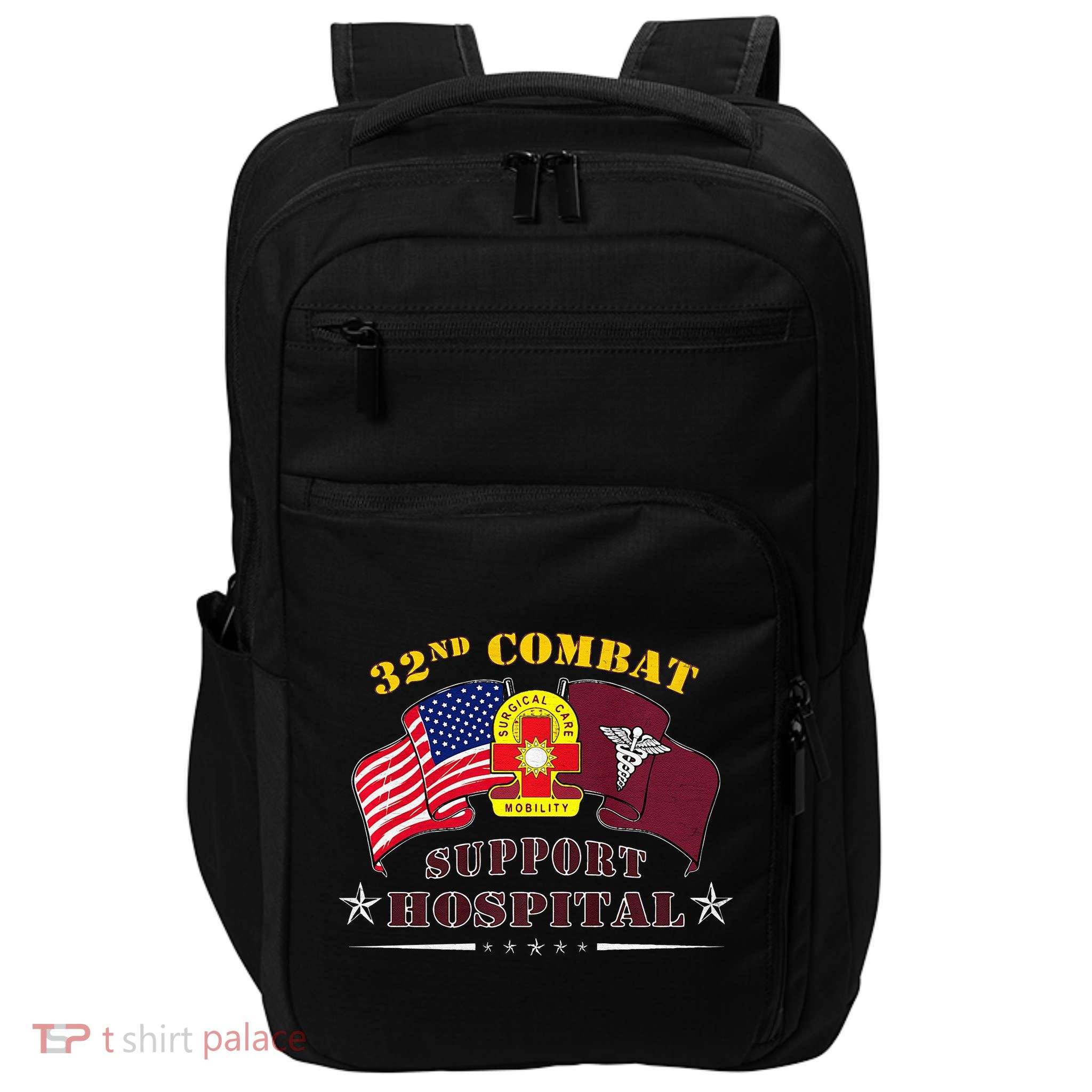 Army Combat Medic 32nd Combat Support Hospital Veteran Impact Tech Backpack