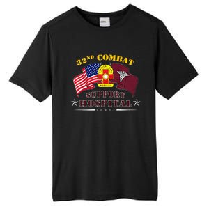 Army Combat Medic 32nd Combat Support Hospital Veteran Tall Fusion ChromaSoft Performance T-Shirt