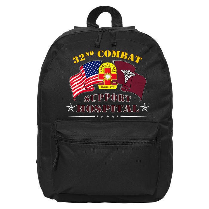 Army Combat Medic 32nd Combat Support Hospital Veteran 16 in Basic Backpack