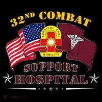 Army Combat Medic 32nd Combat Support Hospital Veteran Bag