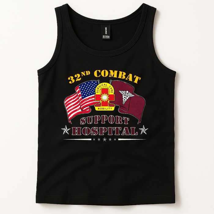 Army Combat Medic 32nd Combat Support Hospital Veteran Tank Top